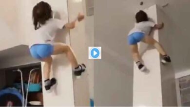 small-girl-climbing-up-on-pillar-video-goes-viral-on-social-media